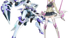 Armor uniforms Simple Background robot girl