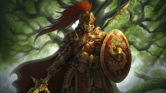 Armor Warriors spears Allods Online artwork video games