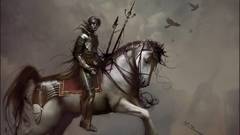 Armored warrior paladin knight