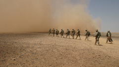 Army military deserts soldiers
