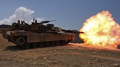 Army military fire tanks