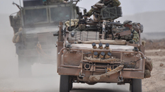 Army military Humvee