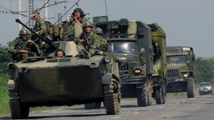 Army military KAMAZ convoy Russian army weaponry bmp-2