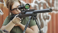 Army military snipers woman