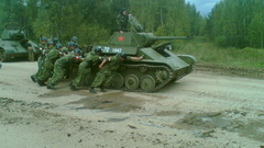 Army military tanks T-70