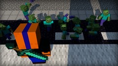 Army minecraft zombies streets