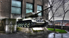 Army tank bumping for