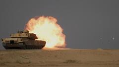 Army tanks M1A1 Abrams
