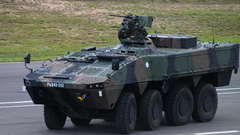 Army tanks Patria AMV