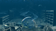 Art 3d blue underwater
