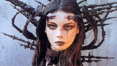 Art girl face spikes