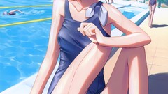 Artbook Anime swimsuits swimming