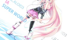 Artist anime girls blue eyes vocaloid ia