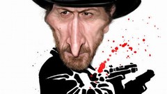 Artist caricature faces artwork