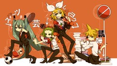 Artist hatsune miku vocaloid kagamine len kagamine rin Megpoid 