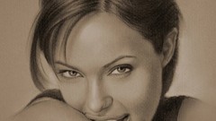 Artistic Angelina Jolie sketches
