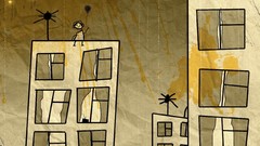 Artistic buildings sad drawings