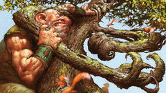 Artistic illustrations paintings Trees