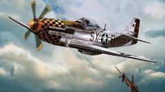 Artistic planes P-51 Mustang