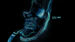 Artistic shoe sneakers hsu