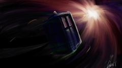 Artistic tardis Doctor Who