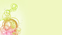 Artistic vector circles abstract