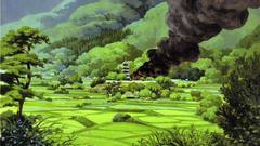 Artwork asian architecture Trees