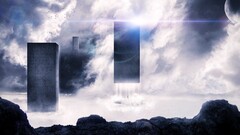 artwork Desktopography digital art sky surreal fantasy art