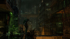 artwork digital art City night