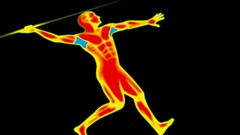 Artwork digital art thermal photography