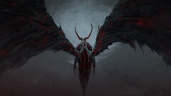 artwork fantasy art demon death destruction angel dark