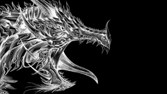 artwork fantasy art dragon creature Simple Background
