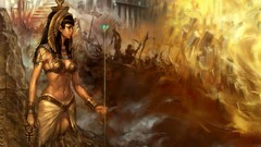 Artwork fantasy art female pharoah
