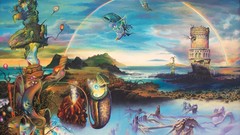 Artwork fantasy art fictional landscapes James McCarthy