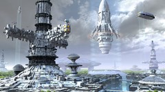 Artwork fantasy art futuristic