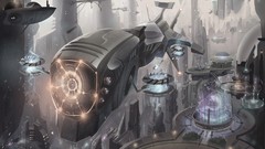 Artwork fantasy art futuristic