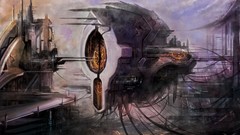 Artwork fantasy art futuristic Christian Quinot