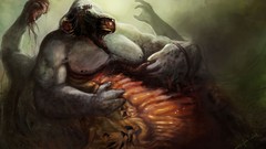 Artwork fantasy art gluttony Christian Quinot