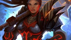 Artwork female warriors