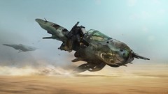 Artwork futuristic deserts