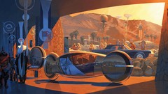 Artwork futuristic Future Cars Syd Mead