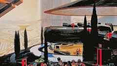 Artwork futuristic future cities Syd Mead