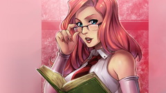 Artwork girls with glasses