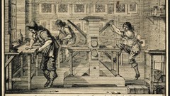 Artwork historic industrial plants