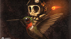 Artwork hummingbirds