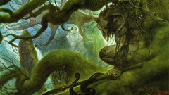 Artwork john howe fantasy art Cernunnos celtic mythology