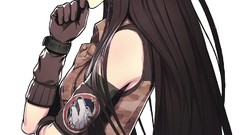 Artwork long hair woman