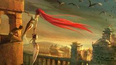 Artwork nariko Swords cityscapes