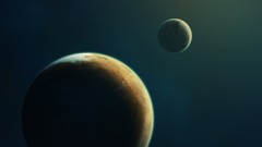 Artwork outer space planets