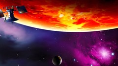 Artwork outer Space planets